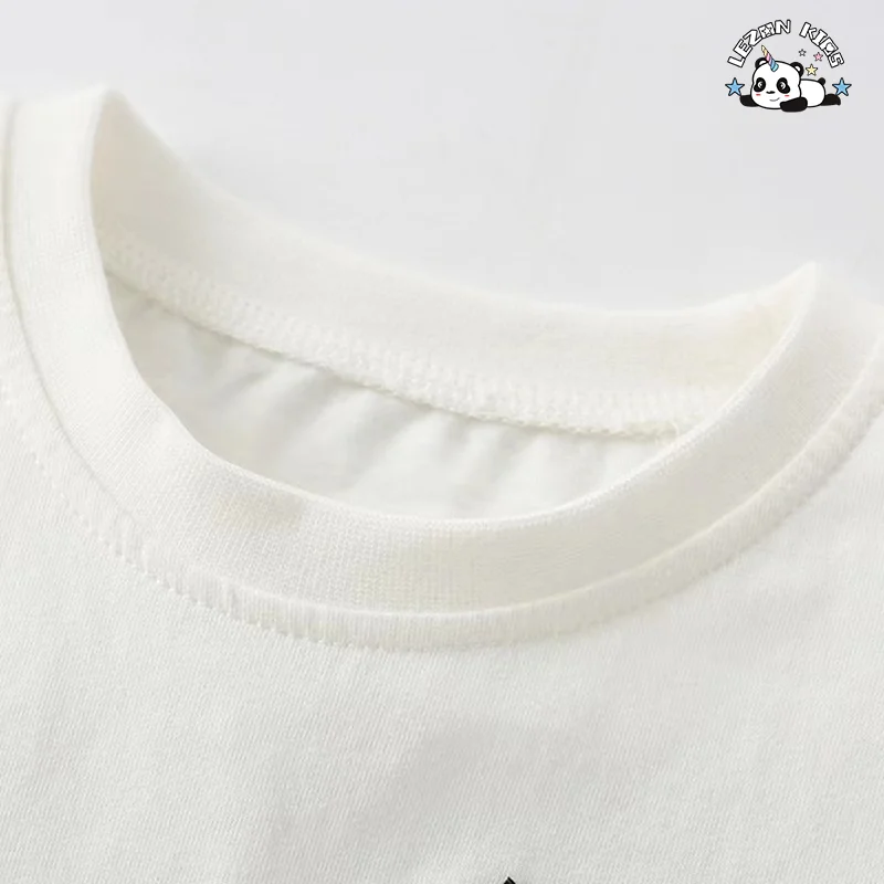 LEZONKIDS - Conjunto de Roupas Femininas de 2 Peças de Camiseta e Saia Vermelha Fofa Personalizada Preço Direto da Fábrica
